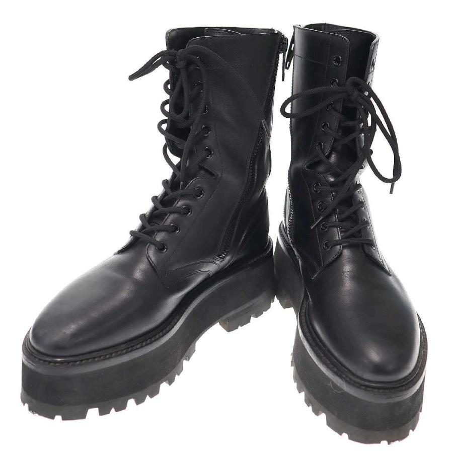 【美品】CELINE バルキーMAX バックル付き CELINE（セリーヌ） 23SS Bulky Maxx Lace Up Boots バルキーマックス