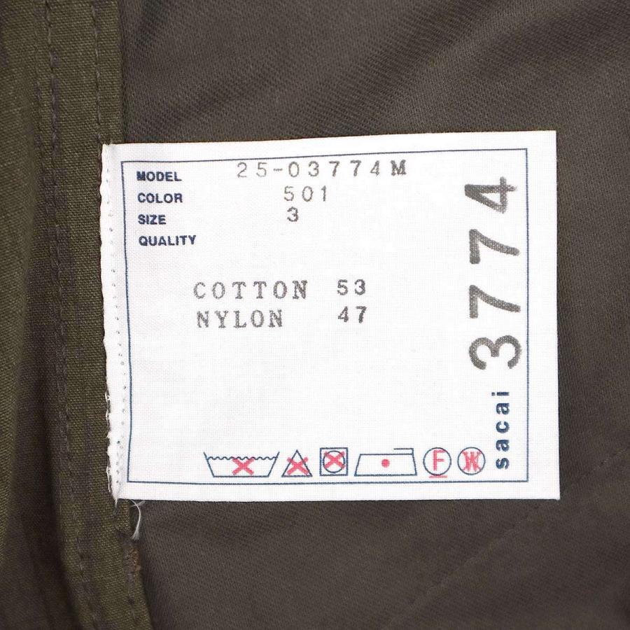 sacai（サカイ） 25AW Rip Stop Pants リップストップカーゴパンツ 25
