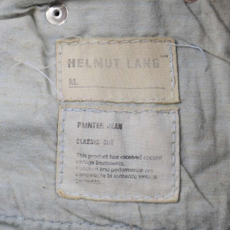 HELMUT LANG ヘルムート ラング PAINTER JEAN CLASSIC CUT ペンキ加工ストレートデニムパンツ  インディゴ 30 IT21JSR8PS5X｜modescape｜03