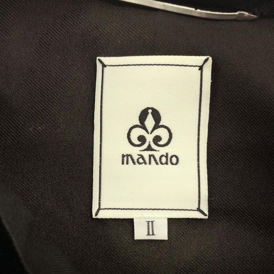 mandoマンド 2023AW velvet collar garment dye shirtsベルベットカラーシャツ【1】【MSHA76598】 mando（マンド） 23AW velvet collar garment dye shirts ベルベット
