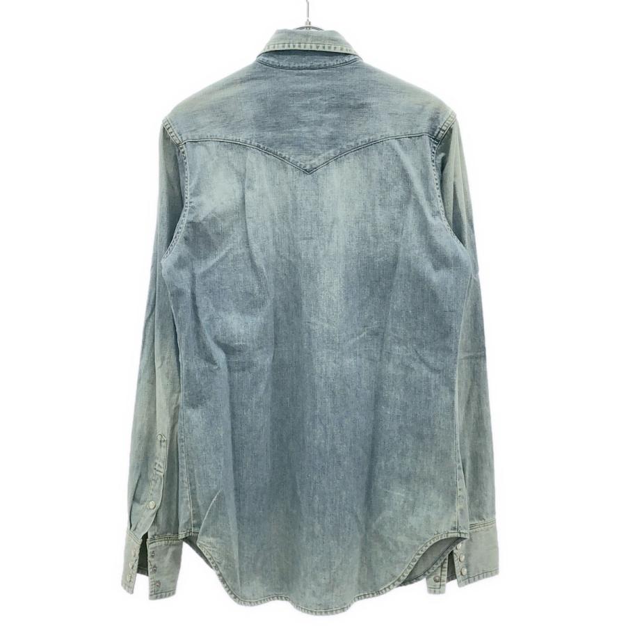 MADISONBLUE - MADISON BLUE マディソンブルー ヴィンテージウォッシュ加工ウエスタンデニムシャツ MB999-5737 ブルー系 01(S) MADISON BLUE マディソンブルー ヴィンテージウォッシュ加工