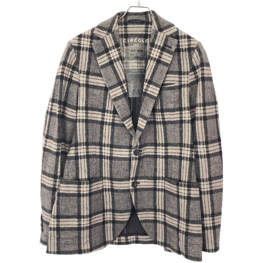 CIRCOLO 1901 グレー テーラードジャケット 48 CIRCOLO 1901 グレー テーラードジャケット