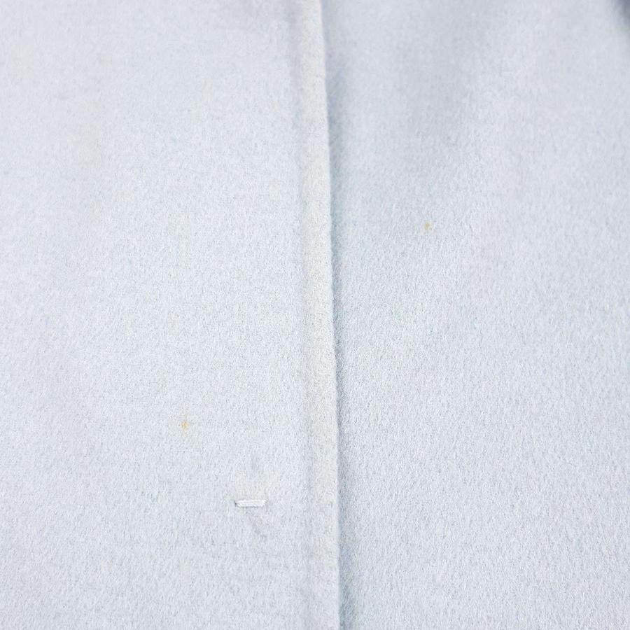 FENDI フェンディ レザーポケットダブルフェイスケープコート サックス