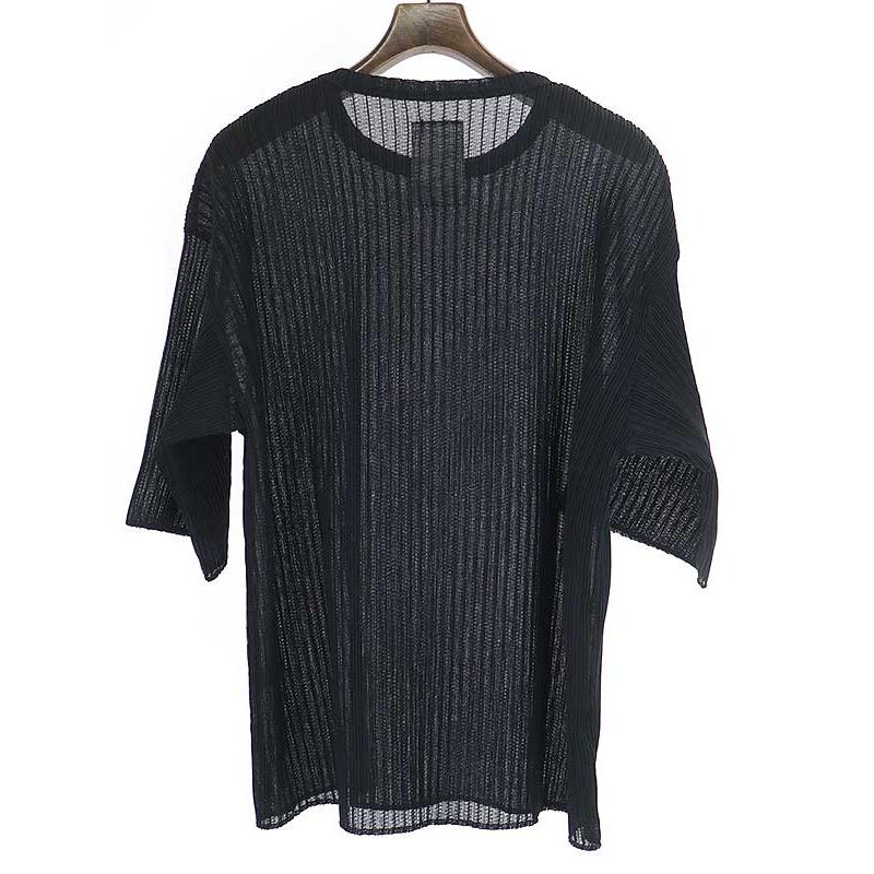 SHAREEF シャリーフ PLEATS S/S TEE オーバーサイズプリーツT