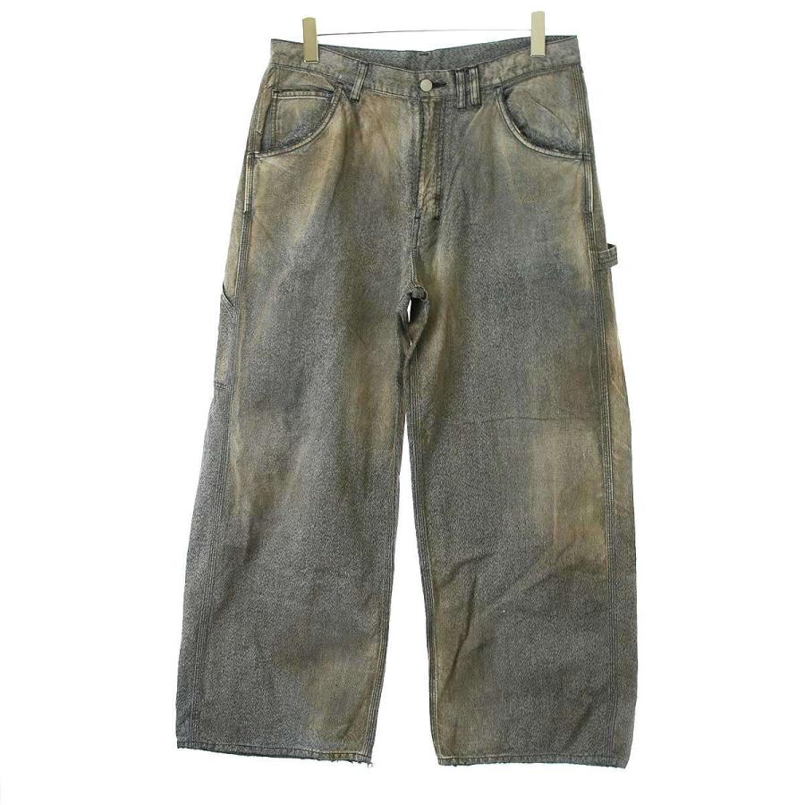 ANCELLM（アンセルム） 23AW BLACK HEATHER PAINTER PANTS ブラック