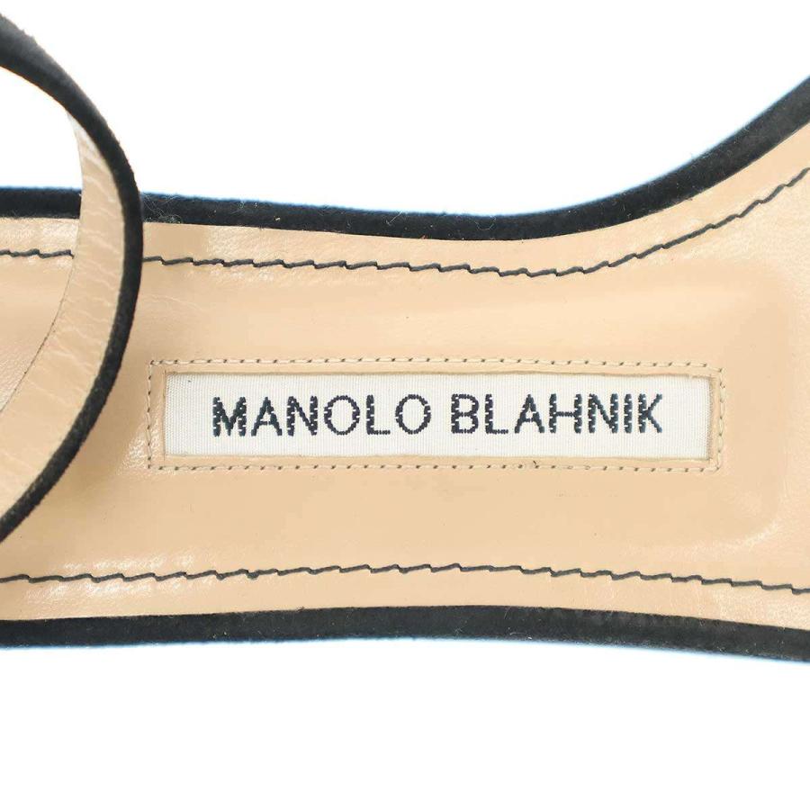 manolo blahnik ハンギシフラットレザーホワイトSize36