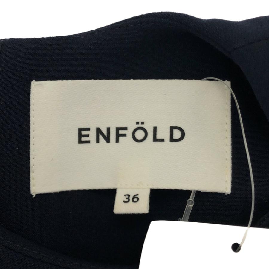 ENFOLD（エンフォルド） 17AW ダブルクロスアシンメコクーンワンピース
