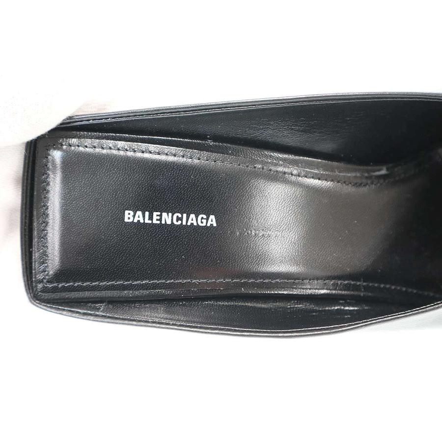 BALENCIAGA バレンシアガ BBスクエアナイフ ミュールシューズ 614924 ブラック 40 IT2BSWFFAZBK_4