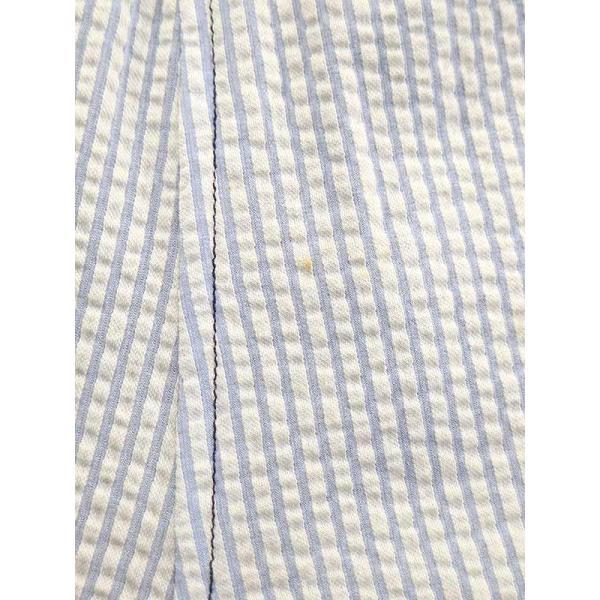sulvam（サルバム） 18SS シアサッカーストライプパンツ サックス