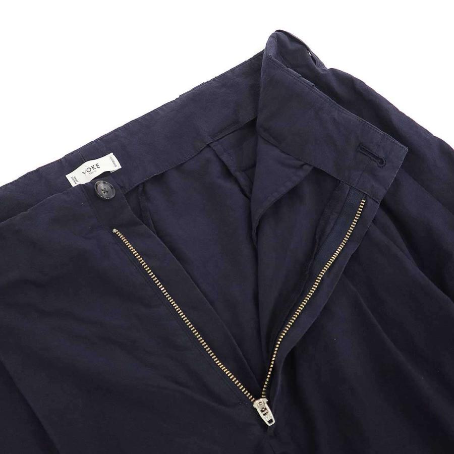 YOAK（ヨーク） YOKE 26SS Cotton Typewriter Garment-dyed 3pleated