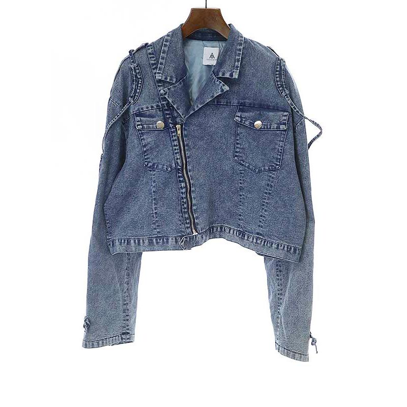 YOIKADAKADA ヨイカダカダ Denim suit ジップアップデニムライダース 
