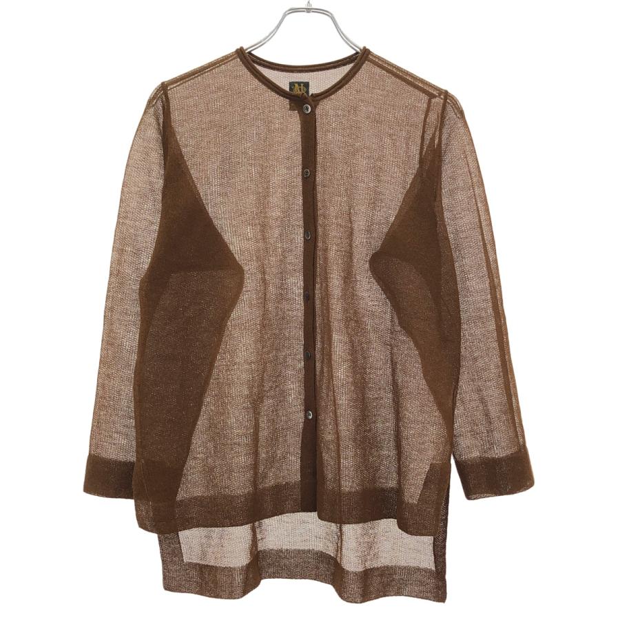 BATONER（バトナー） シアーカーディガン ブラウン IT2HJ1ID1F8L