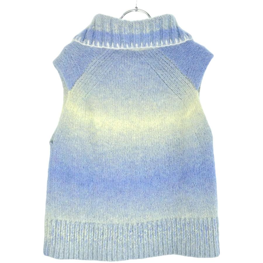 BLAMINK ブラミンク 23AW ハイネックアルパカニットベスト 7918 BLAMINK ブラミンク 23AW ハイネックアルパカニットベスト 7918