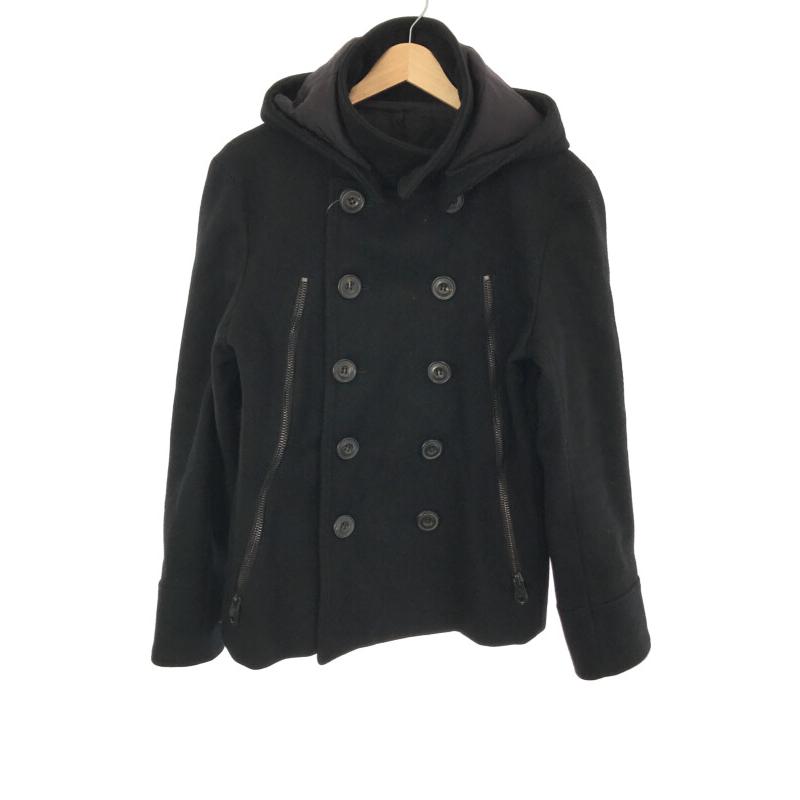 junhashimoto（ジュンハシモト） 11AW ZIP&HOODED P-COAT フーデット