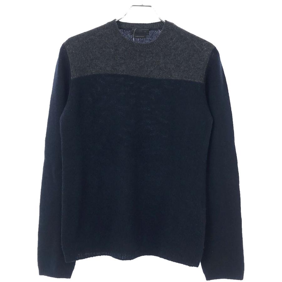 PRADA（プラダ） 13AW ウールカシミヤバイカラーニットセーター 