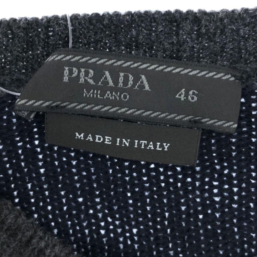 PRADA（プラダ） 13AW ウールカシミヤバイカラーニットセーター