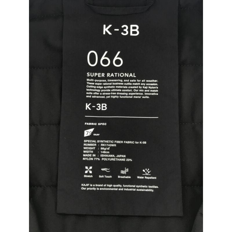 K-3B ケースリービー 066_A 中綿ライダースジャケット ブラック 0 