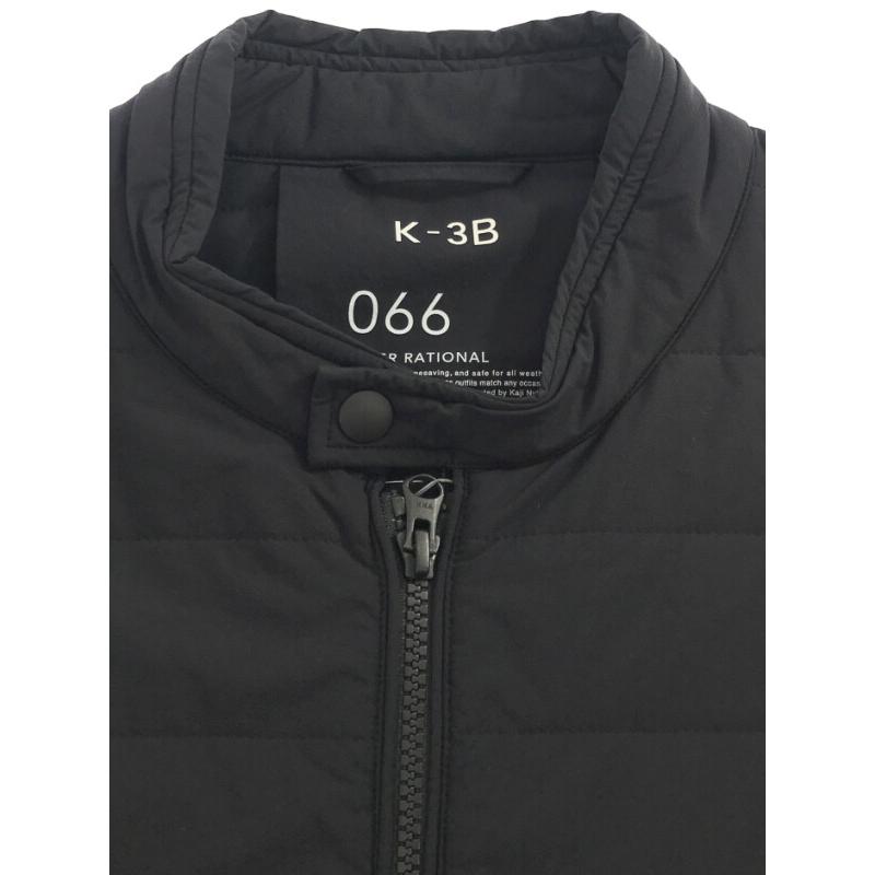 K-3B ケースリービー 066_A 中綿ライダースジャケット ブラック 0 