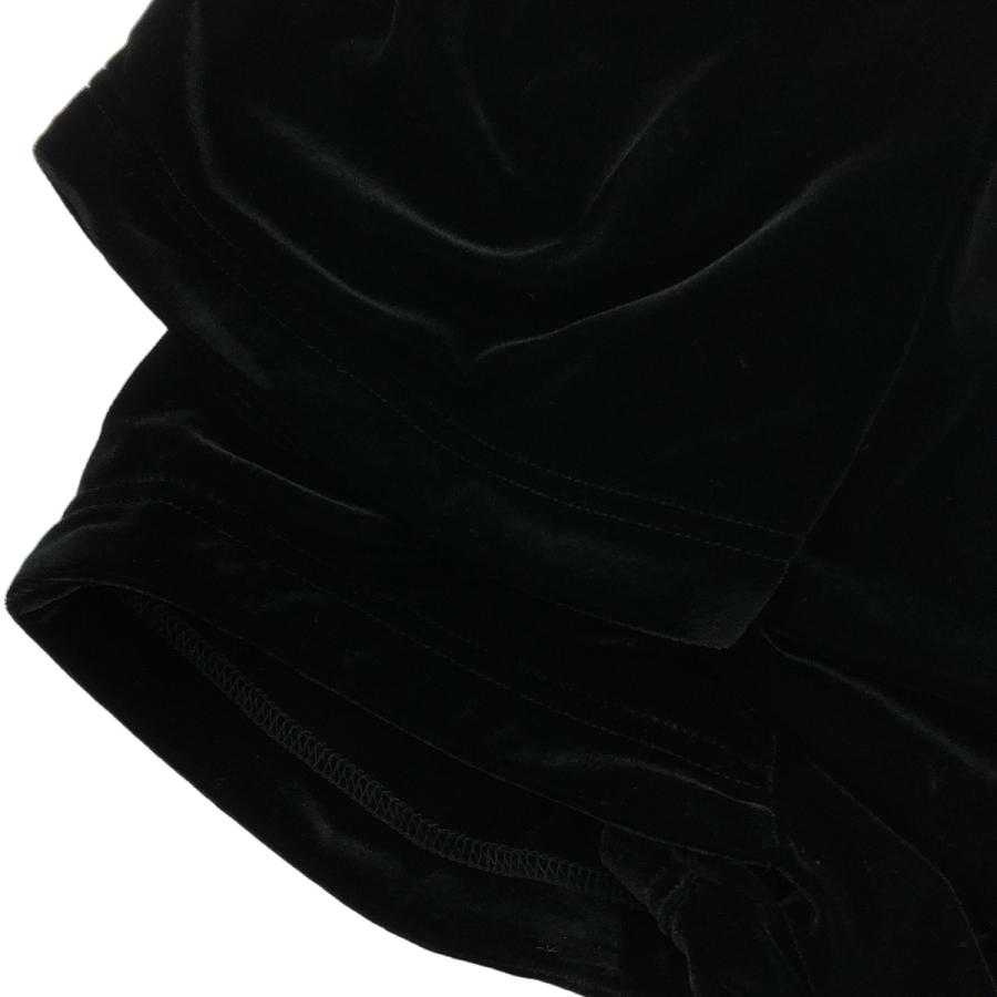 noir kei ninomiya - noir kei ninomiya ノワール ケイ ニノミヤ SAMPLE/24AW ベルベットショルダーデザインTシャツ 3N-T014 ブラック 1 noir kei ninomiya ノワール ケイ ニノミヤ SAMPLE/24AW ベルベット