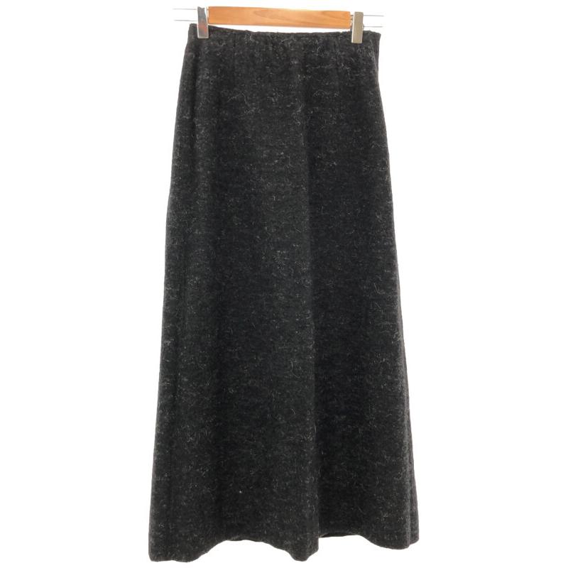 JURGEN LEHL ヨーガンレール ウールロングスカート ブラック系  