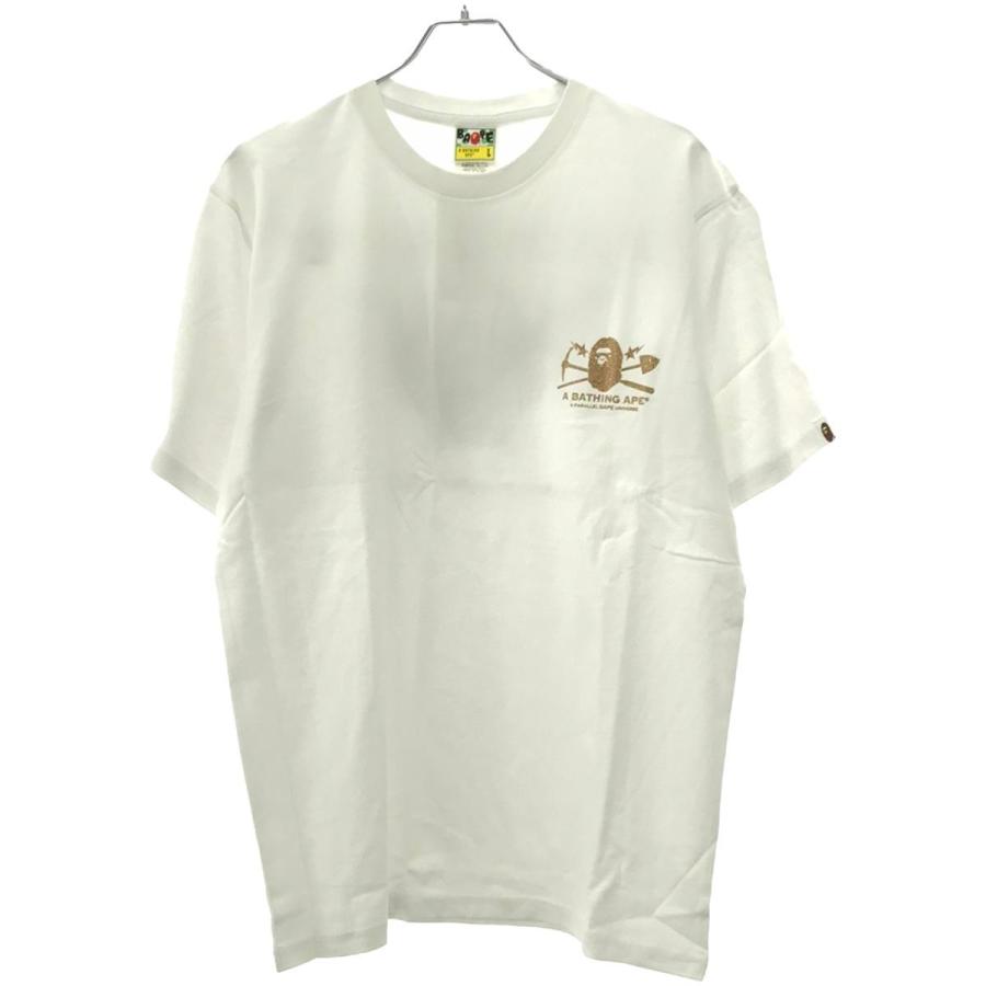 A BATHING APE ア ベイシング エイプ GOLD RUSH FOIL TEE A BATHING APE ア ベイシング エイプ GOLD RUSH FOIL TEE