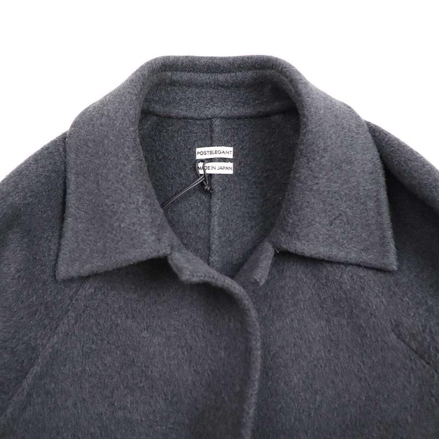 POSTELEGANT ポステレガント 23AW EXTRA FINE WOOL REVER RAGLAN POSTELEGANT ポステレガント 23AW EXTRA FINE WOOL REVER RAGLAN