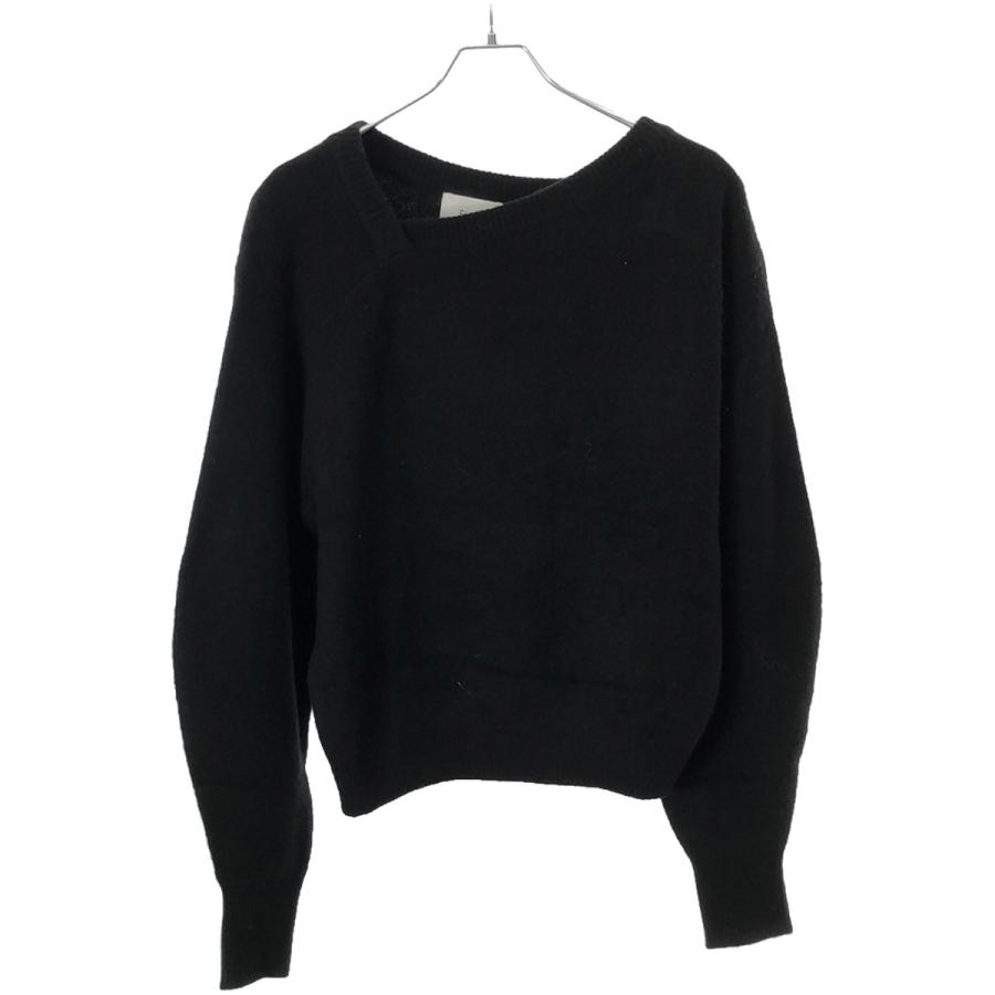 CLANE クラネ DEFORM BOAT NECK YAK KNIT TOPS ボートネックニット