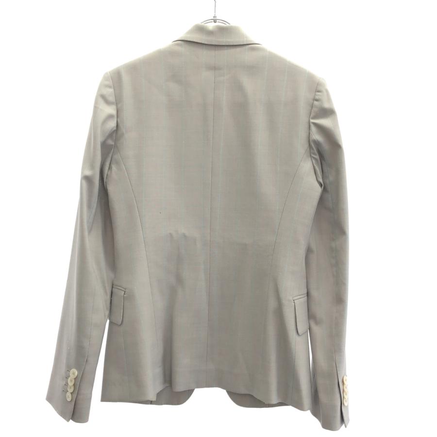 キートン（Kiton） ウールシルクストライプセットアップスーツ ライト