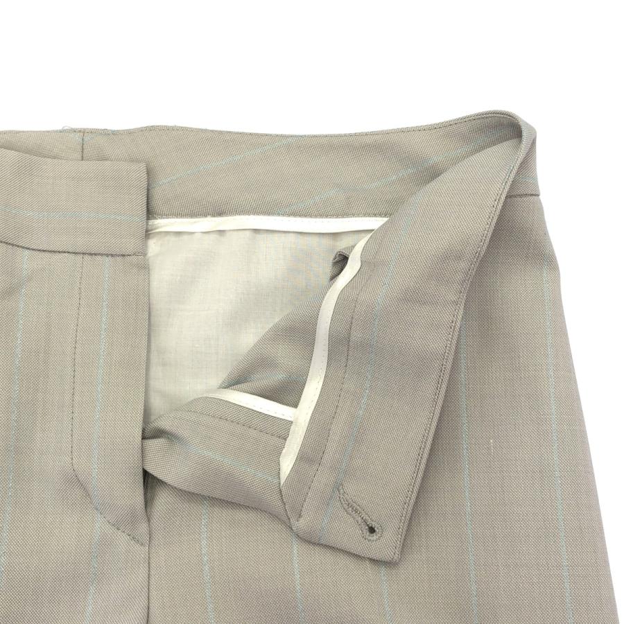 キートン（Kiton） ウールシルクストライプセットアップスーツ ライト