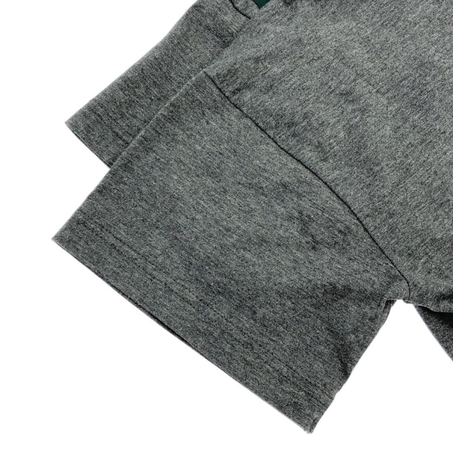ENFOLD エンフォルド 25AW COLLAR DOCKING T-SHIRT カラードッキングTシャツ 300IA580-0421 グレー×グリーン 38 ENFOLD エンフォルド 25AW COLLAR DOCKING T-SHIRT カラードッキングT