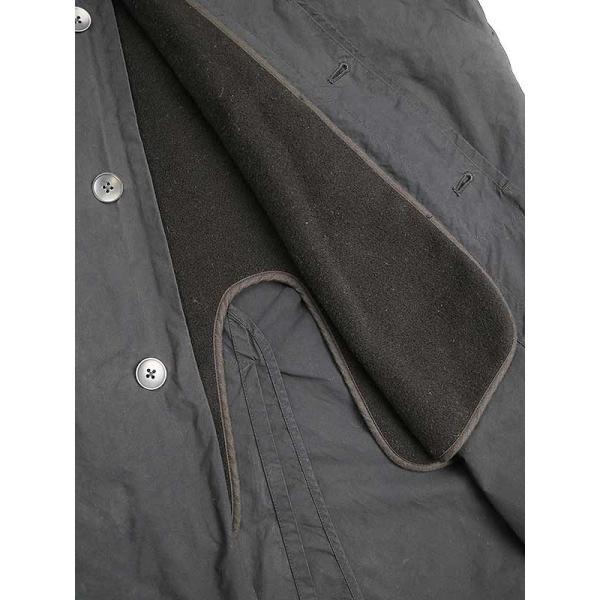 ATON エイトン AIR VENTILE BALMACAAN COAT ライナー付きステンカラー