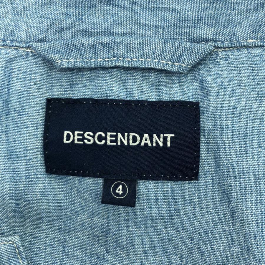 DESCENDANT ディセンダント 24SS LEVIT CHAMBRAY LS SHIRT ハーフ