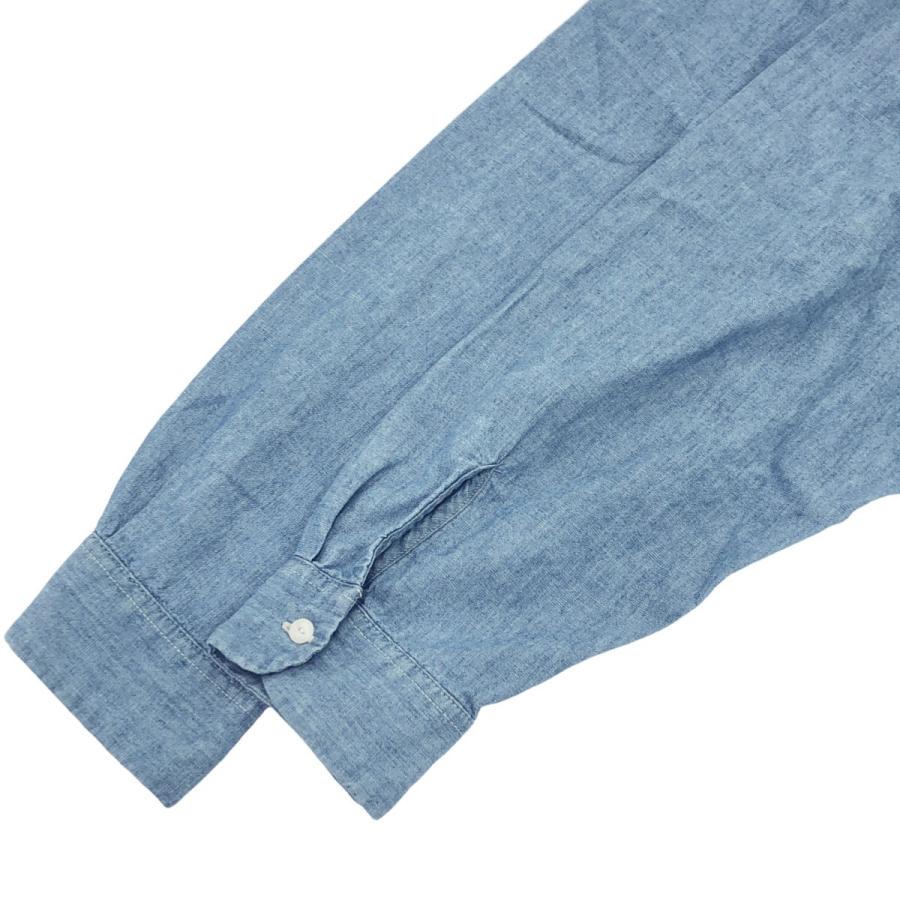 DESCENDANT ディセンダント 24SS LEVIT CHAMBRAY LS SHIRT ハーフ