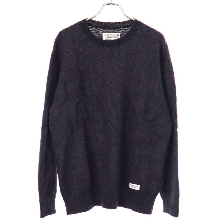 WACKO MARIA ワコマリア 23AW MIX MOHAIR CREW NECK SWEATER WACKO MARIA ワコマリア 23AW MIX MOHAIR CREW NECK SWEATER