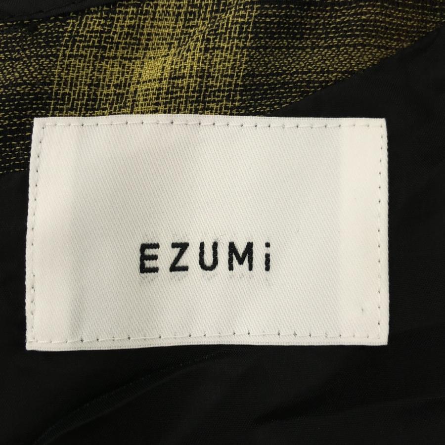 EZUMi（エズミ） 22AW チェックパネルワンピース YEAW22OP02 イエロー 
