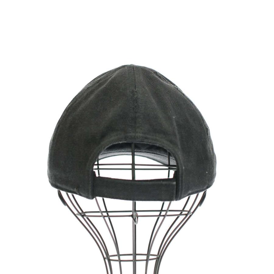 miu miu（ミュウミュウ） ロゴダメージデニムキャップ 5HC179 ブラック