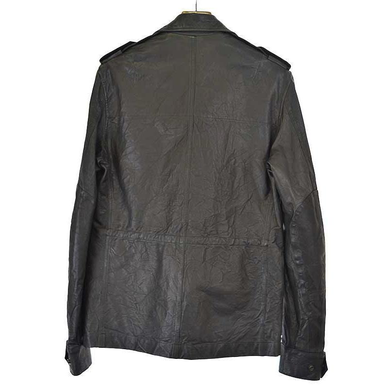 BALMAIN HOMME バルマン オム 11SS レザーサファリジャケット BALMAIN HOMME バルマン オム 11SS レザーサファリジャケット