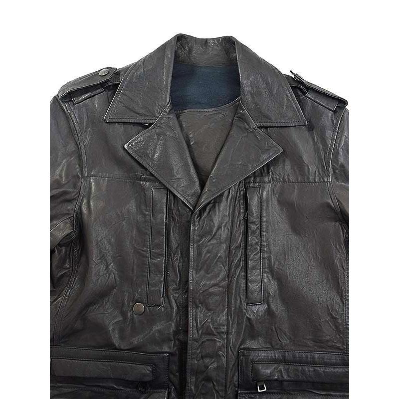 BALMAIN HOMME バルマン オム 11SS レザーサファリジャケット BALMAIN HOMME バルマン オム 11SS レザーサファリジャケット
