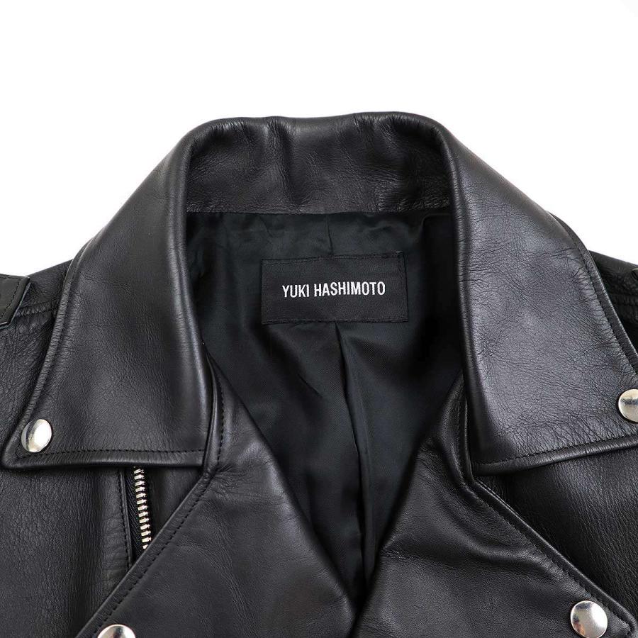 ハッシュ YUKI HASHIMOTO ユウキハシモト 22SS カウレザーダブル ハッシュ YUKI HASHIMOTO ユウキハシモト 22SS カウレザーダブル