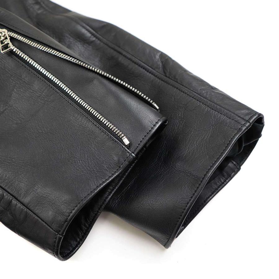 ハッシュ YUKI HASHIMOTO ユウキハシモト 22SS カウレザーダブル ハッシュ YUKI HASHIMOTO ユウキハシモト 22SS カウレザーダブル