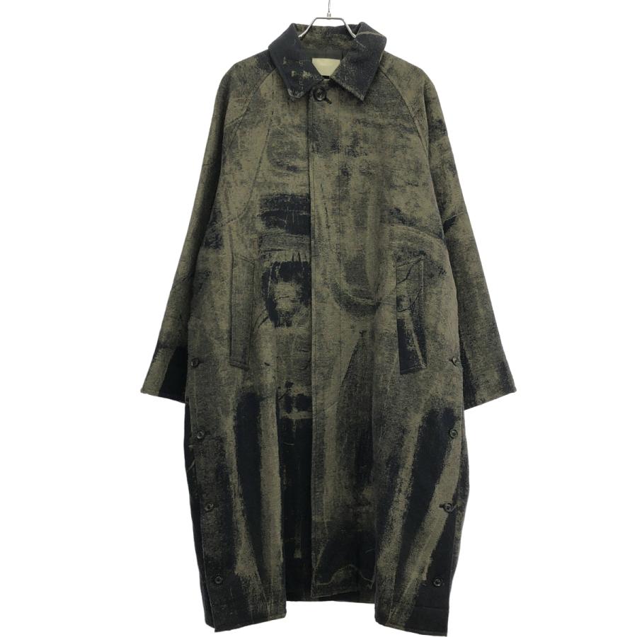 YOAK（ヨーク） YOKE 21AW ROTHKO JQ BAL COLLAR COAT ジャガードバル