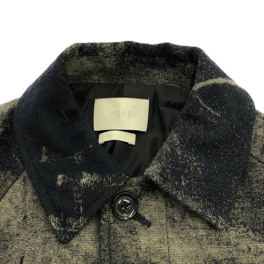 YOAK（ヨーク） YOKE 21AW ROTHKO JQ BAL COLLAR COAT ジャガードバル