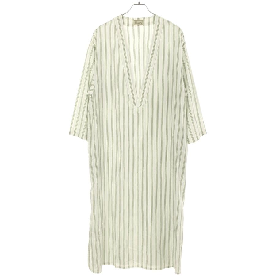MexiPa メキパ 22SS Supima Stripe Mexican Maxi Dress ストライプ