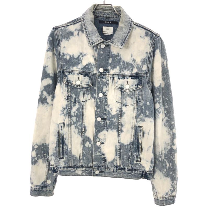 Ksubi スビ CLASSIC JACKET ブリーチデニムジャケット ライトブルー S 