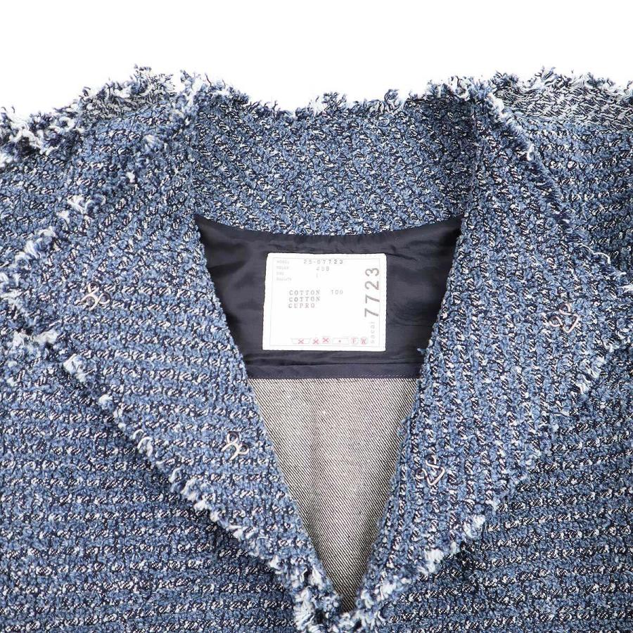 国内より1WEEK【sacai】Punching Denim Jacket Sacai Punching Denim Jacket | Saks Fifth Avenue