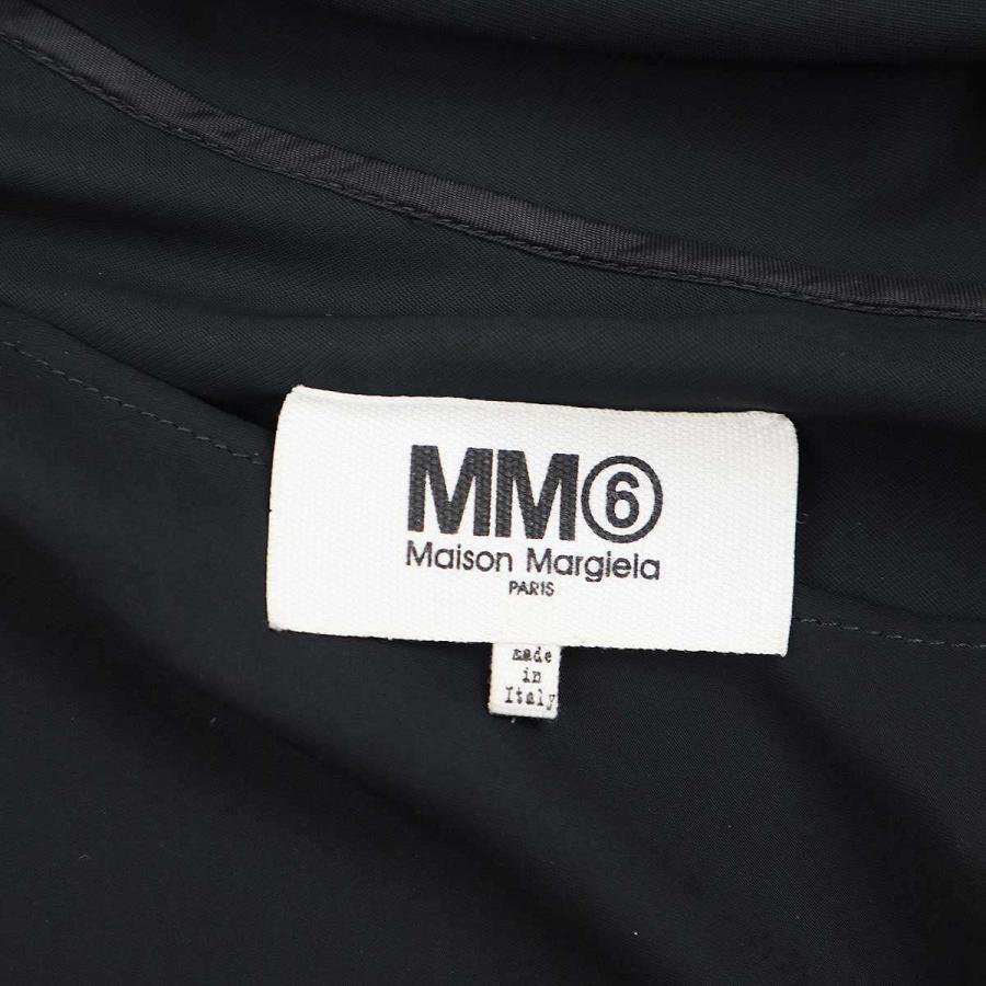 MM6 Maison Margiela  エムエムシックス メゾン マルジェラ 17AW アシンメトリーデザインブラウス S52NC0190 S47294 ブラック 40 MM6 Maison Margiela エムエムシックス メゾン マルジェラ 17AW