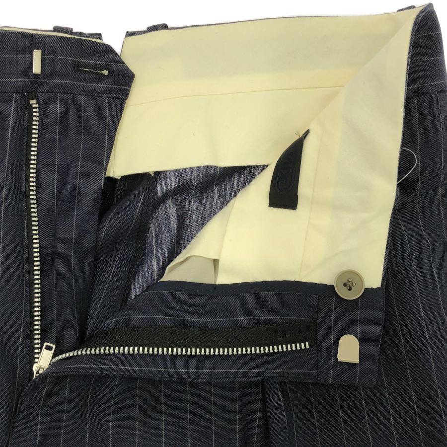 SADE / スラックスパンツ/0/ウール/NVY/ストライプ/sade-pt15 SADE シャーデー PT15 ストライプウールスラックスパンツ SADE-PT15