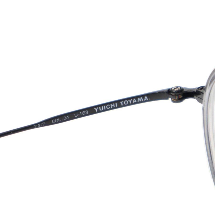 結 YUICHI TOYAMA ユウイチ トヤマ U-163 ボストンシェイプアイウェア  