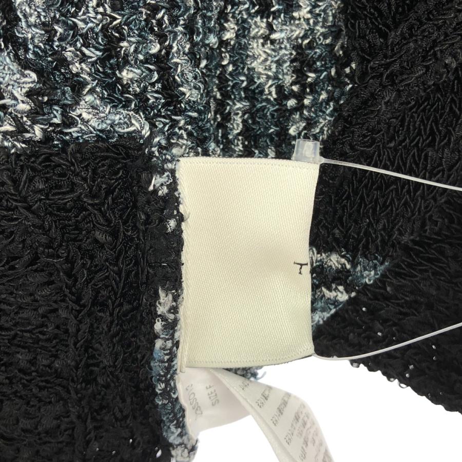 TAN タン 23SS LOOSELY TOPS ルーズリートップス TN23SS013 ブラック F TAN（タン） 23SS LOOSELY TOPS ルーズリートップス TN23SS013