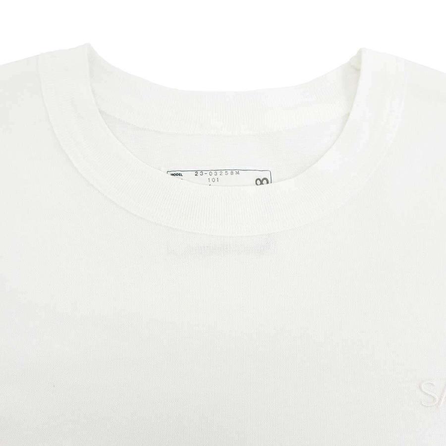 sacai（サカイ） 23AW Cotton Jersey T-Shirt サイドジップTシャツ 23